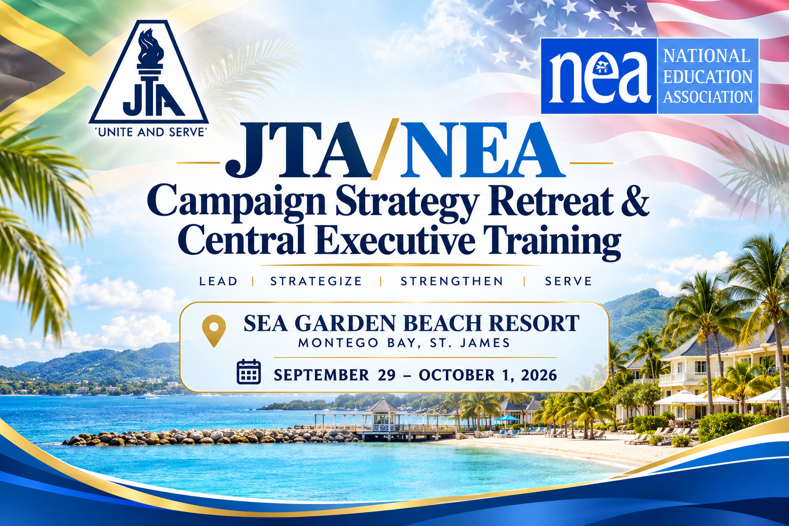 JTA NEA training event banner
